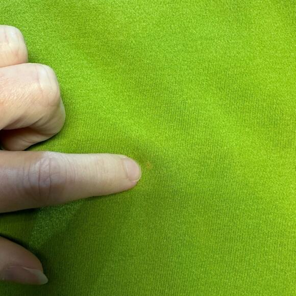 Lady Divots Green Full Zip Front Golf Jacket Size L Pima Cotton Lightweight - Picture 11 of 11